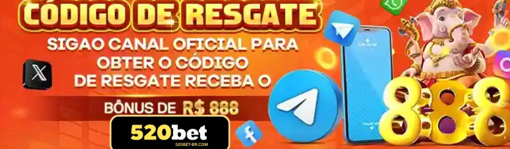 Promoção exclusiva 520BET cassino com bônus e rodadas grátis